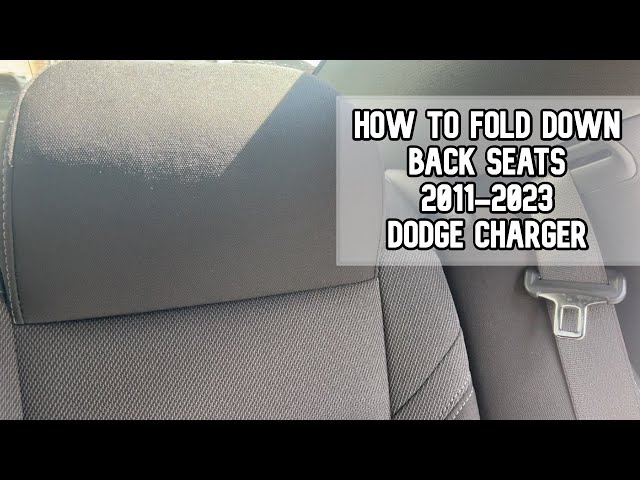 How to fold back seats down 2011-2023 Dodge Charger DIY video #dodgecharger #dodge