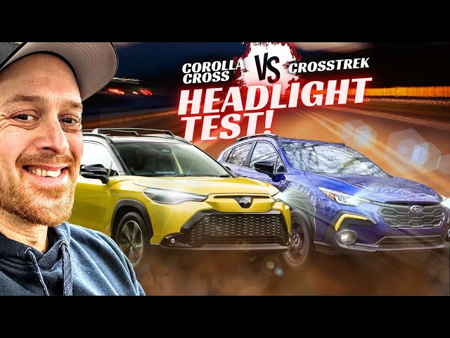 2024 Toyota Corolla Cross Night Drive vs Subaru Crosstrek: AND THE WINNER IS....
