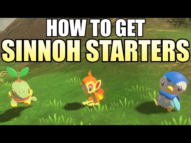How to get all 3 Sinnoh Starters EARLY in Pokemon Legends Arceus