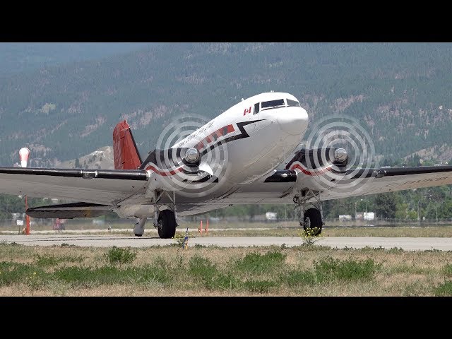 Kenn Borek Air Basler Turbine DC-3 C-GVKB | Engine Start & Take Off in CYYF
