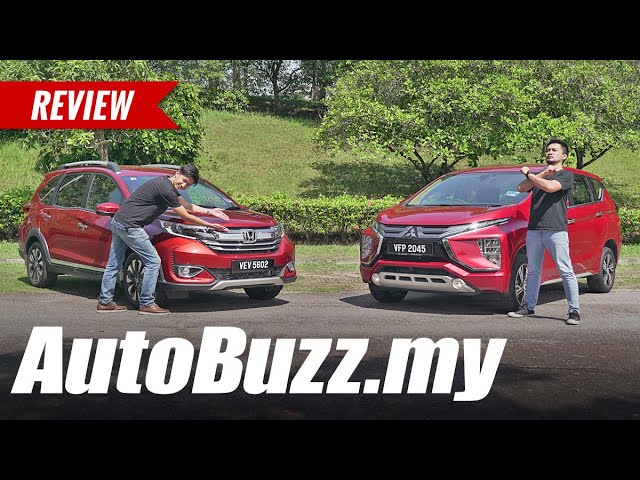 Mitsubishi Xpander vs Honda BR-V 7-seater SUV comparison review - AutoBuzz.my