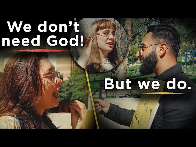 THE GOD DEBATE: MUSLIM CHALLENGES UNIVERSITY STUDENTS | “Prove Me Wrong.”