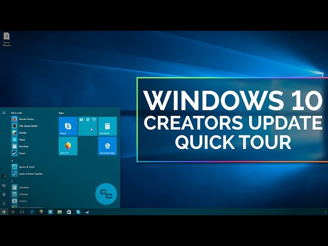 Windows 10 Creators Update Tour - Software Showcase