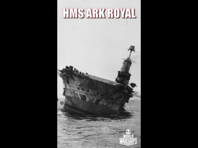 HMS Ark Royal ww2 naval history #shorts #worldofwarships #warships #navalhistory #ww2 #history