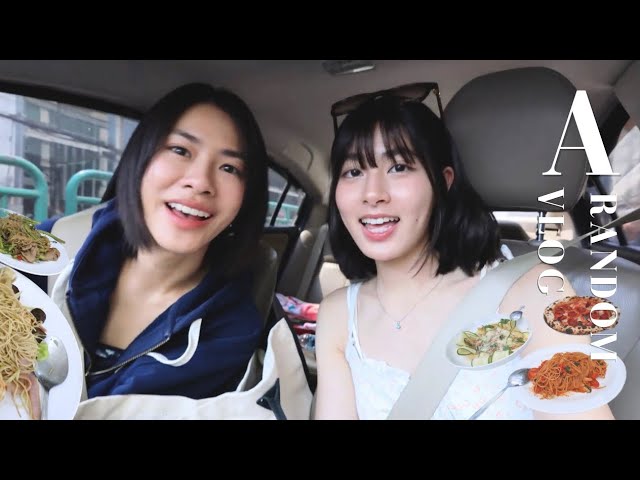 A random vlog with girls 👭🏻: กิน&คุยทั้งวัน🍽️💬 กับภารกิจปั้นพี่เอมี่ให้เป็น Youtuber!! [ENG SUB]
