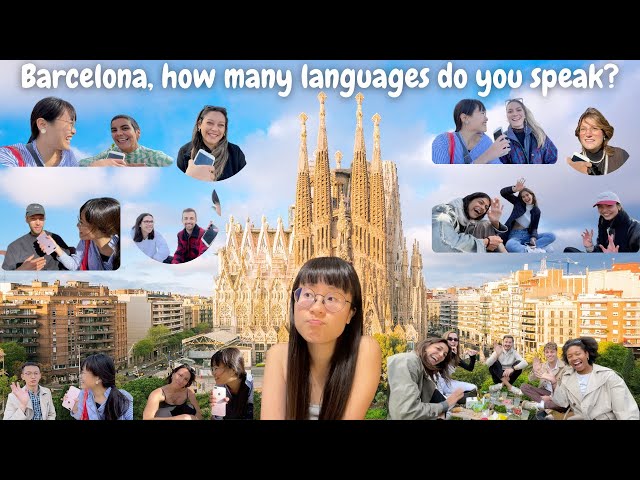 Barcelona, how many languages do you speak? | street interviews | 🏖️🇪🇸BARCELONA DIARIES ep.1