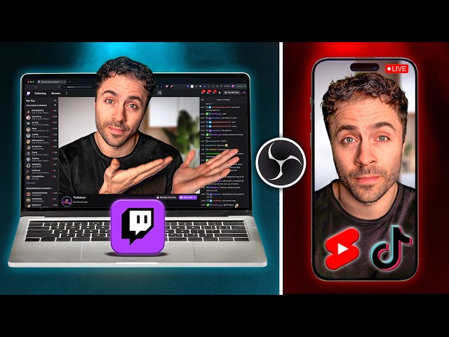 How to Stream to Twitch & TikTok / Youtube Vertical at the Same Time
