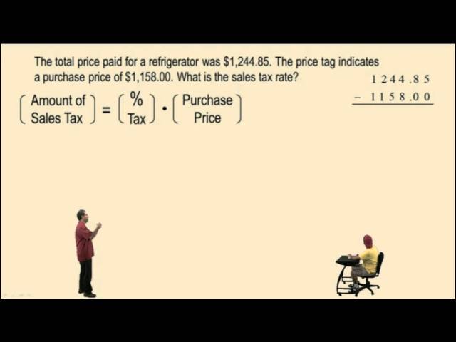 Calculating Sales Tax and Commission