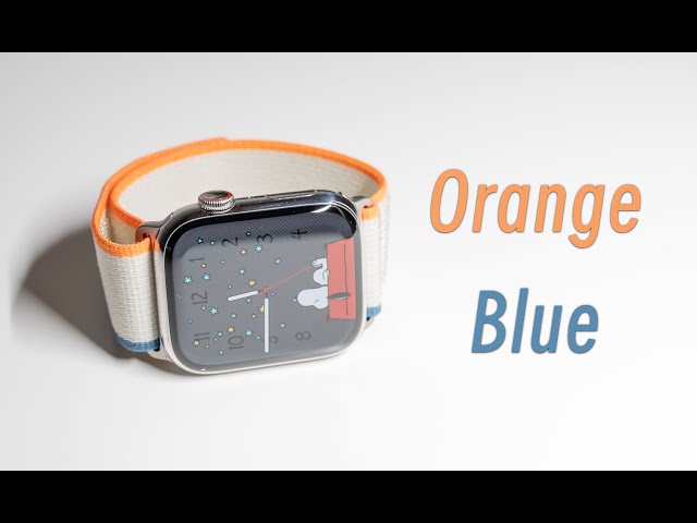 「黑貓」橙配米 Apple Watch 野徑錶環開箱 + 簡單試戴