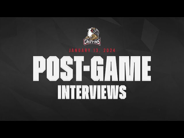 1-13-24 | Post-Game Interviews | Rockford IceHogs