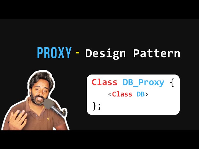 Proxy Design Pattern In C++