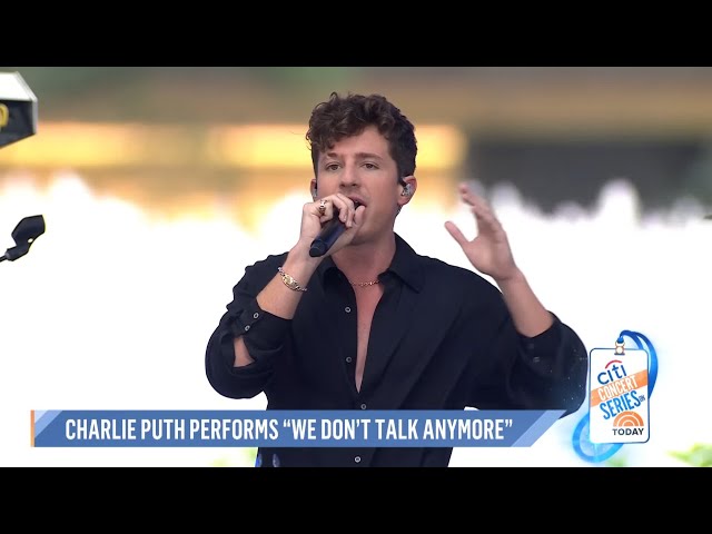 Charlie Puth - We Don't Talk Anymore (Live from The TODAY Show)