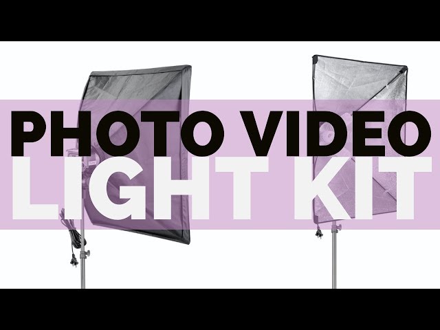 Neewer Studio Lights ► Photo Video Softbox Lighting Kit ◄ Amazon Light Kit 4 Socket Stand