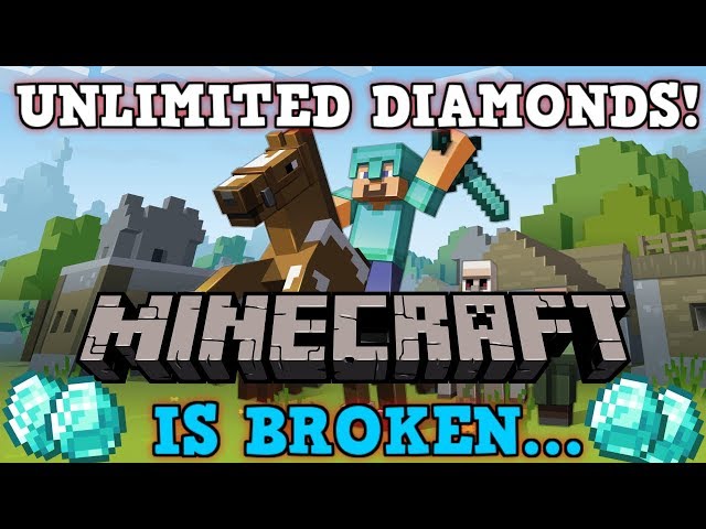 Minecraft Is A Perfectly Balanced Game With No EXPLOITS - Excluding Unlimited Diamonds Glitch