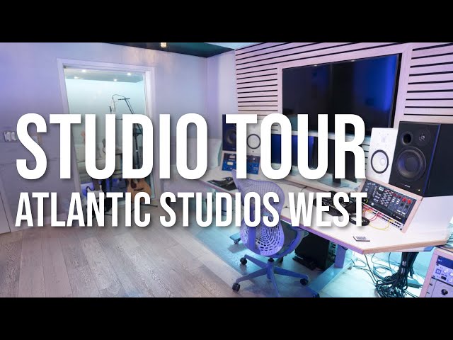 Atlantic Studios West studio walkthrough and interview with Ryan Gladieux, head audio engineer.