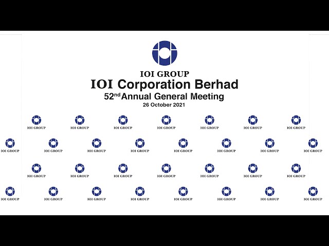 IOI Corporation Berhad AGM 2021