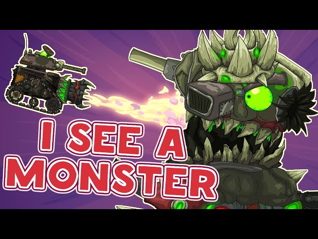 i see a monster -  Cartoons about tanks