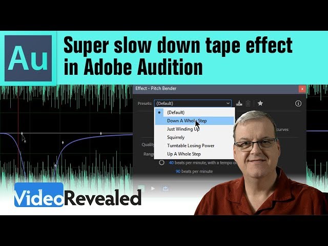 Super slow down tape effect in Adobe Audition