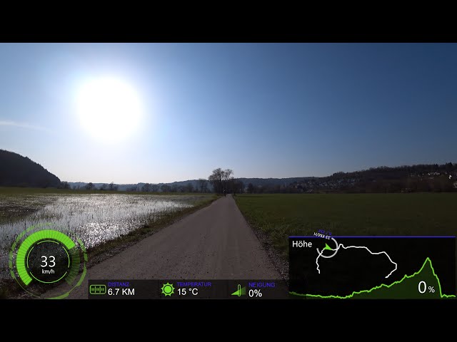 60 minute uncut Virtual Cycling Fat Burning Workout Ultra HD Garmin Video