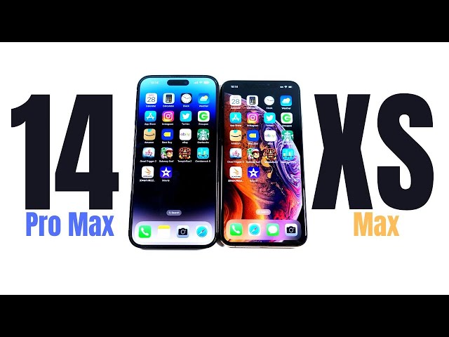 iPhone 14 Pro Max vs iPhone XS Max Speed Test!
