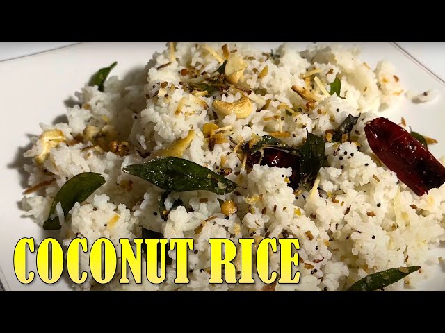 Coconut Rice - Flavorful & Delicious coastal delicacy