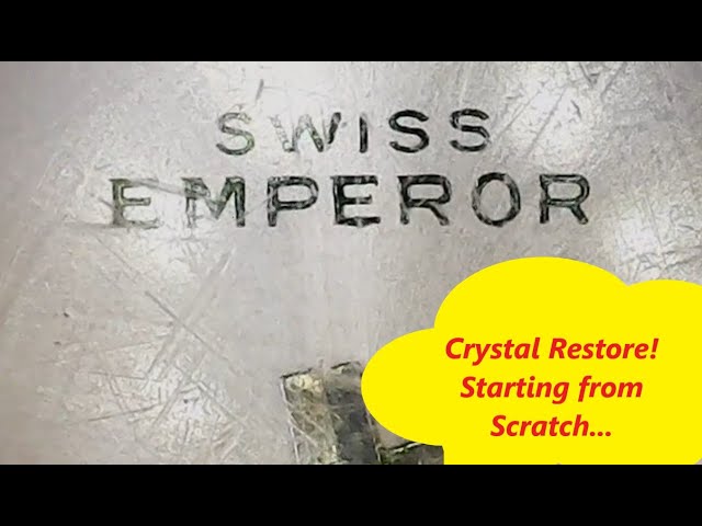Crystal Rescue, remove scratches like a pro.