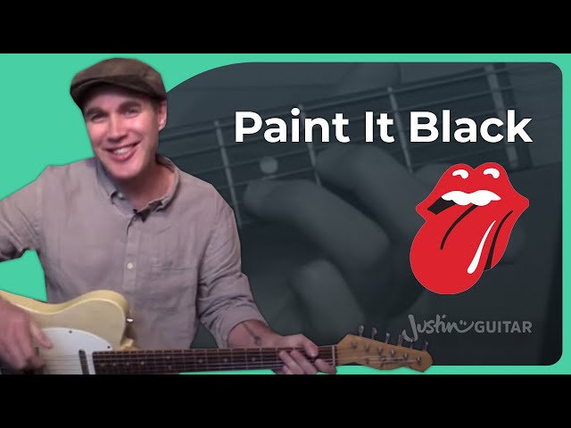 Paint It Black | * Accurate * Guitar Lesson
