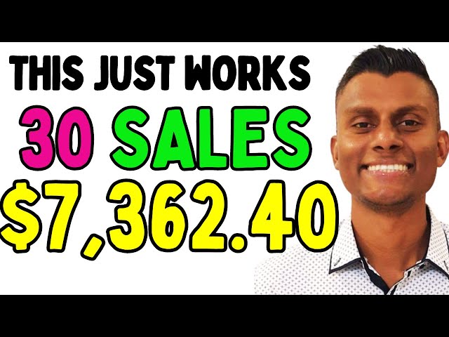 Making $7,362.40 Per Month From Home (30 Sales Already Using This Method) !! Affiliate Marketing