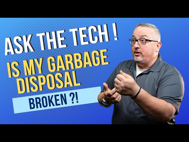 Is your garbage disposal really broken? TRY THIS FIRST!
