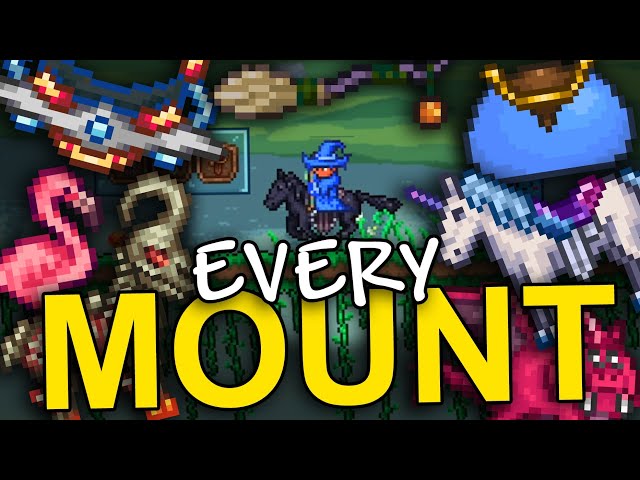 How to get EVERY Mount in Terraria (1.4.4.9)