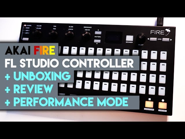 Akai Fire FL Studio Controller | UNBOXING | REVIEW | PERFORMANCE DEMO (deutsch)