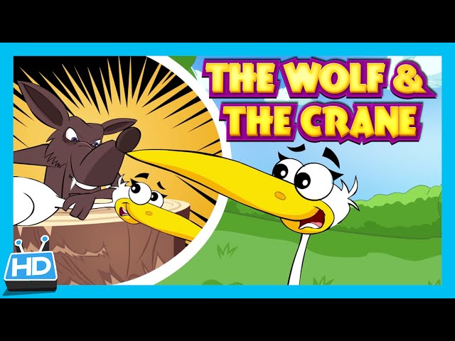 The Wolf and The Crane Story | Kids Short Story