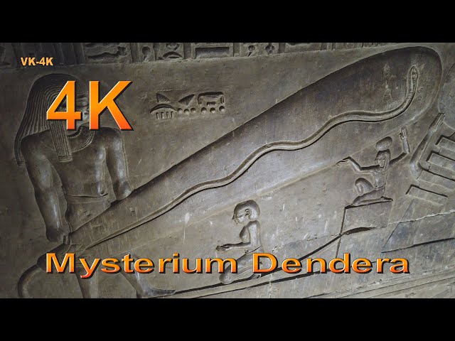 Dendera in Ägypten, Doku über Mysterien, Tempel Hathor mit Glühbirne und Tierkreis in 4K Teil 16/17