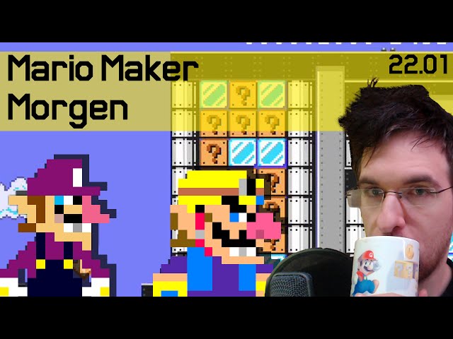 22.01 | Wario&Waluigi rauben ne Bank aus! | Mario Maker Morgen