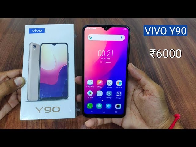 VIVO Y90 Unboxing & Overview RealMe से अच्छा?  ₹6000 Me
