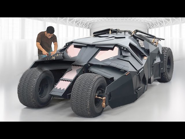 Batmobile Was Stolen, Batman Spent $500,000 To Build Another Batmobile With Nitro Boost | Macro DIY