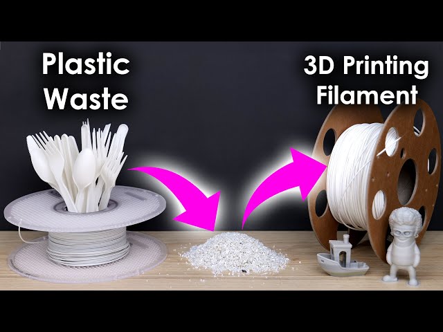 From Trash to Treasure: Recycle Cutlery into 3D Filament!