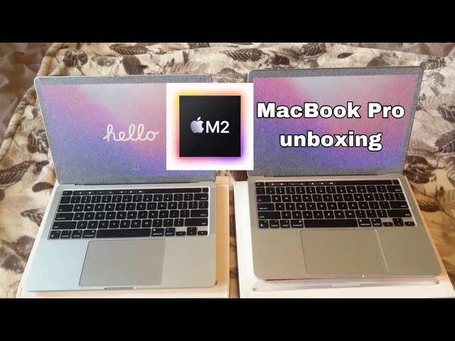 M2 Macbook Pro ( silver) Unboxing And Startup