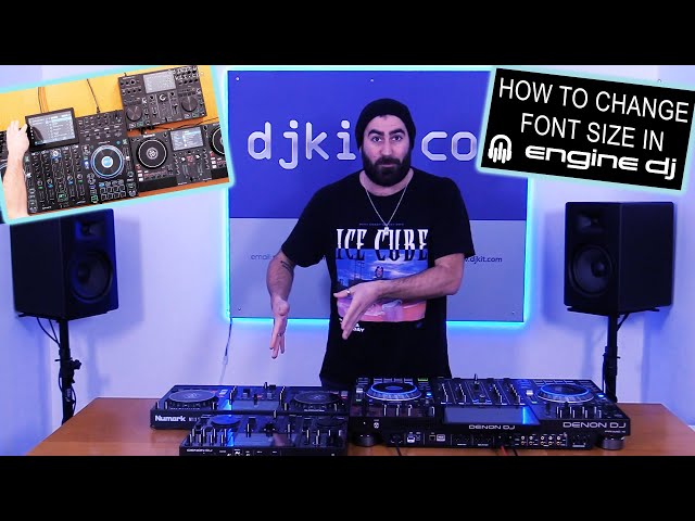 How to change the font size in Engine DJ! #NowYouKnow