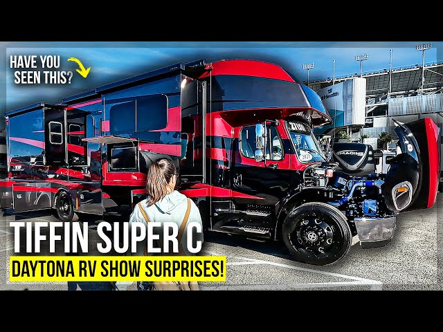 The NEW Tiffin Super C is INSANE! (Touring the Daytona RV Show)