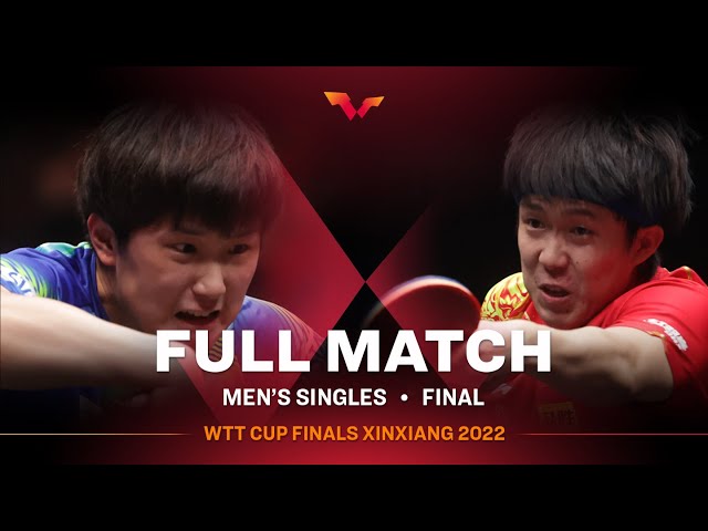 FULL MATCH | WANG Chuqin vs Tomokazu HARIMOTO | MS F | WTT Cup Finals Xinxiang 2022
