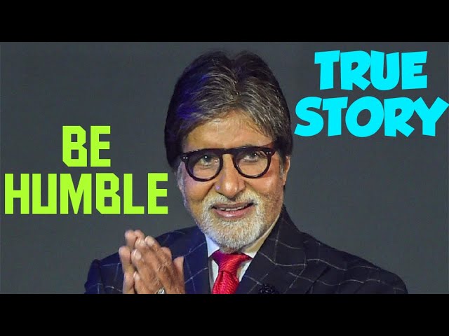 Be Humble | Real Incident | Amitabh Bachchan Tata story | Short Story #77 | Minutes Of Motivation