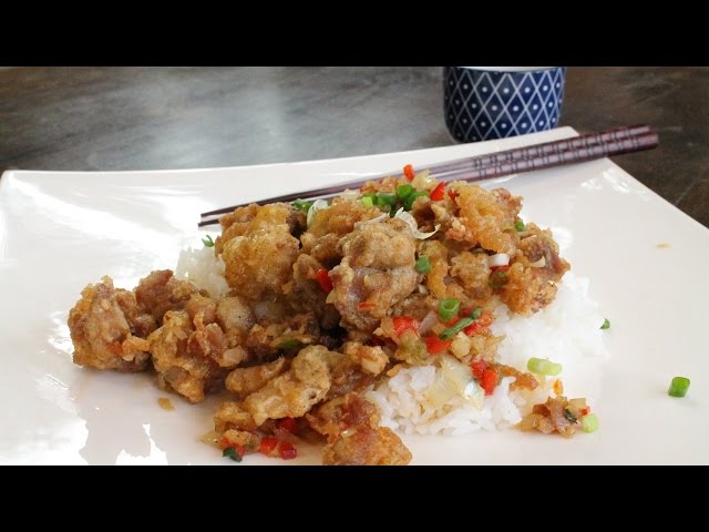Salt and Pepper Fried Chicken / Chinese style / Morgane Recipes