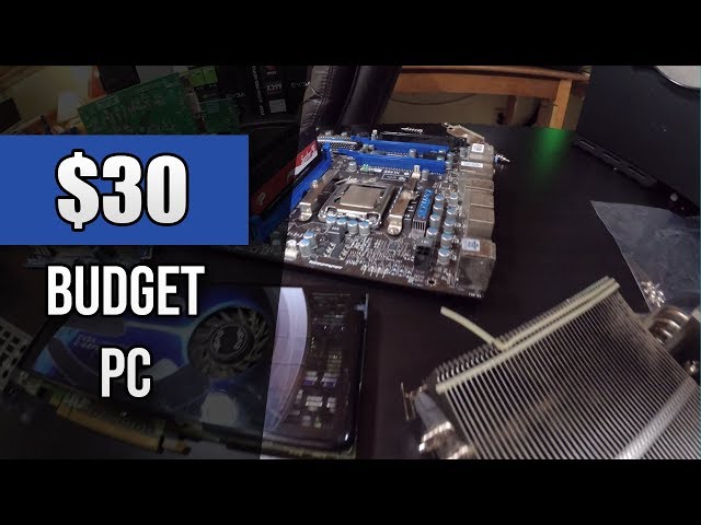 Taking a Budget Of $30 for PC Parts and Selling it as a $500 Gaming PC | [1/3]
