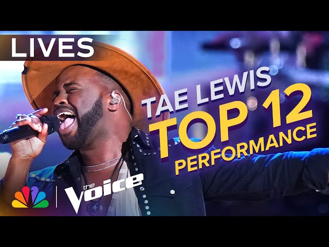 Tae Lewis Performs "19 You + Me" By Dan + Shay | The Voice Lives | NBC