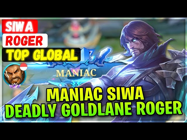 Gold Lane Meta New Buffed Roger [ Top Global Roger ] OiKatZo - Mobile Legends Emblem And Build