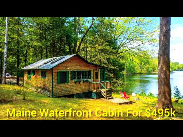 Maine Lakefront Cabins For Sale | STRONG Rental History | Maine Real Estate | Call Of Loons