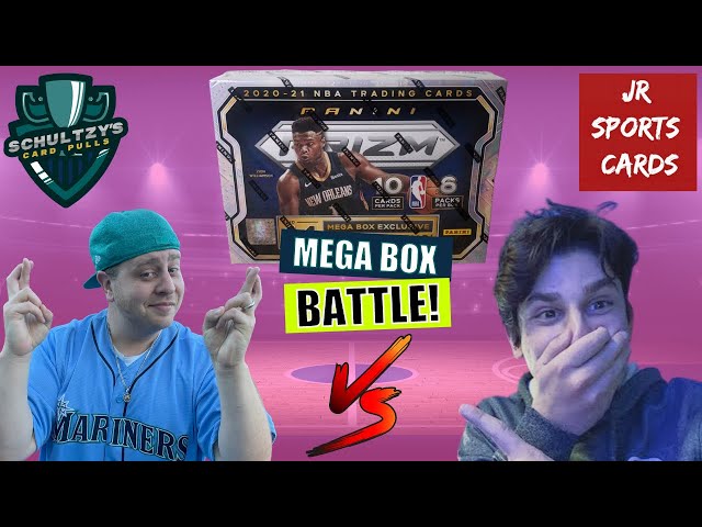 EPIC BOX BATTLE VS @JRSportsCards (2020-21 Prizm Basketball Mega Box!) 💥🏀