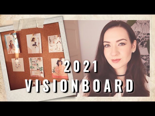 MY 2021 BULLET JOURNAL VISION BOARD ✨ GOALS DREAMS & INTENTIONS