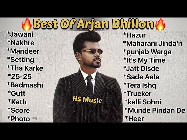 Arjan Dhillon All Songs | Best of Arjan Dhillon | Arjan Dhillon